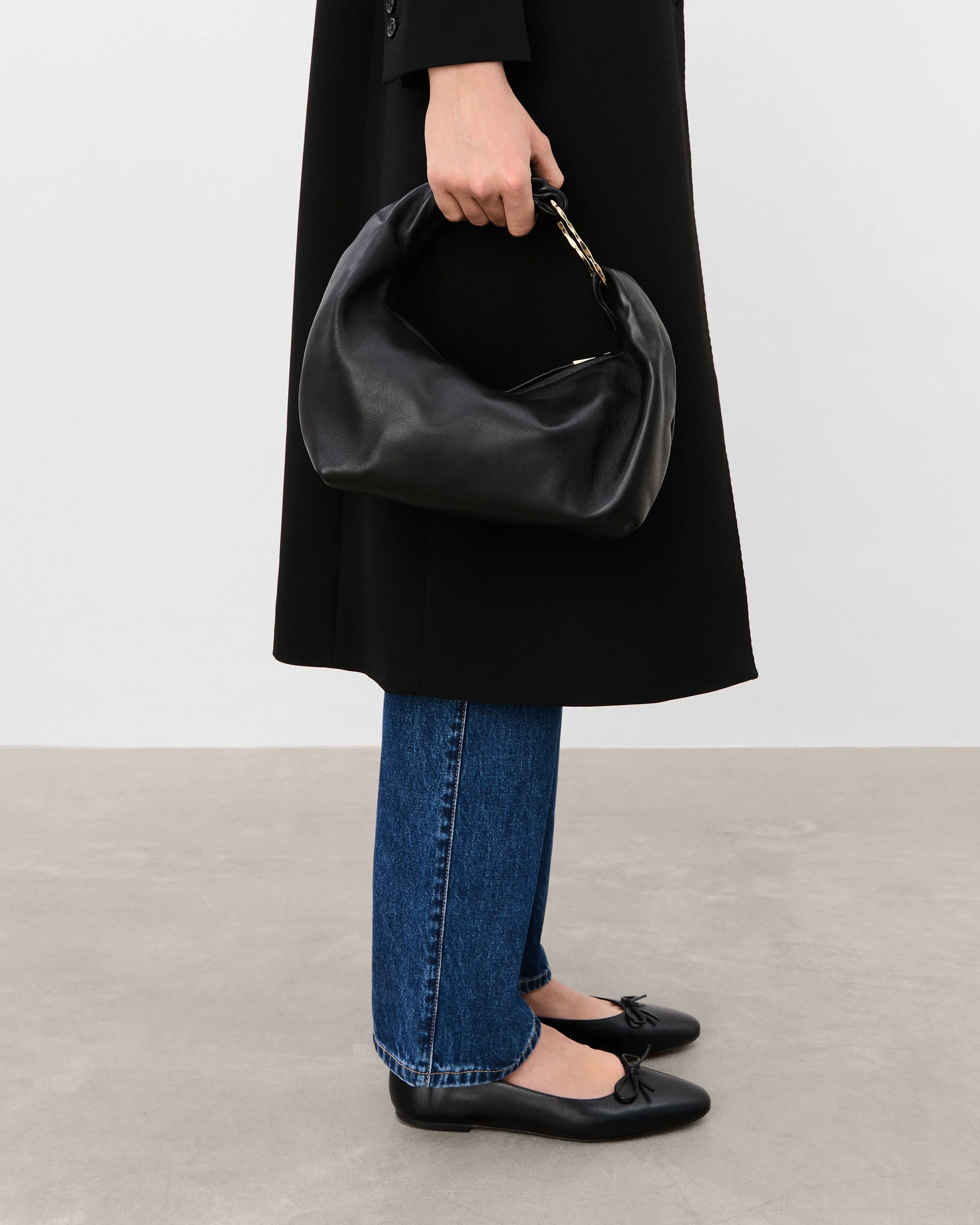 Amanda Handbag Leather Black - Image 2