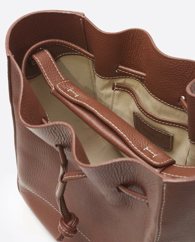 Bo Bucket Leather Cognac - Image 3