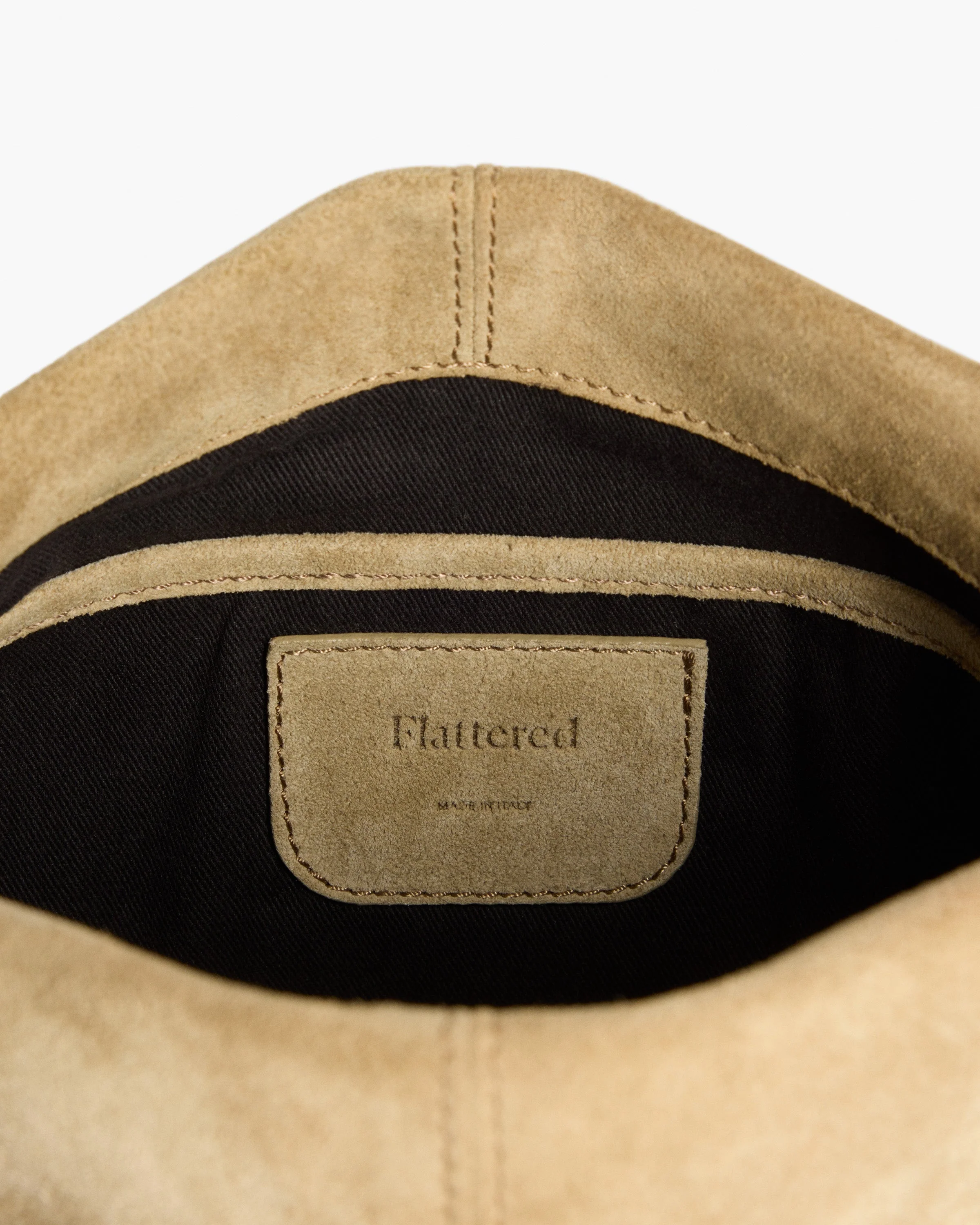 Clay Clutch Suede Sand - Image 5