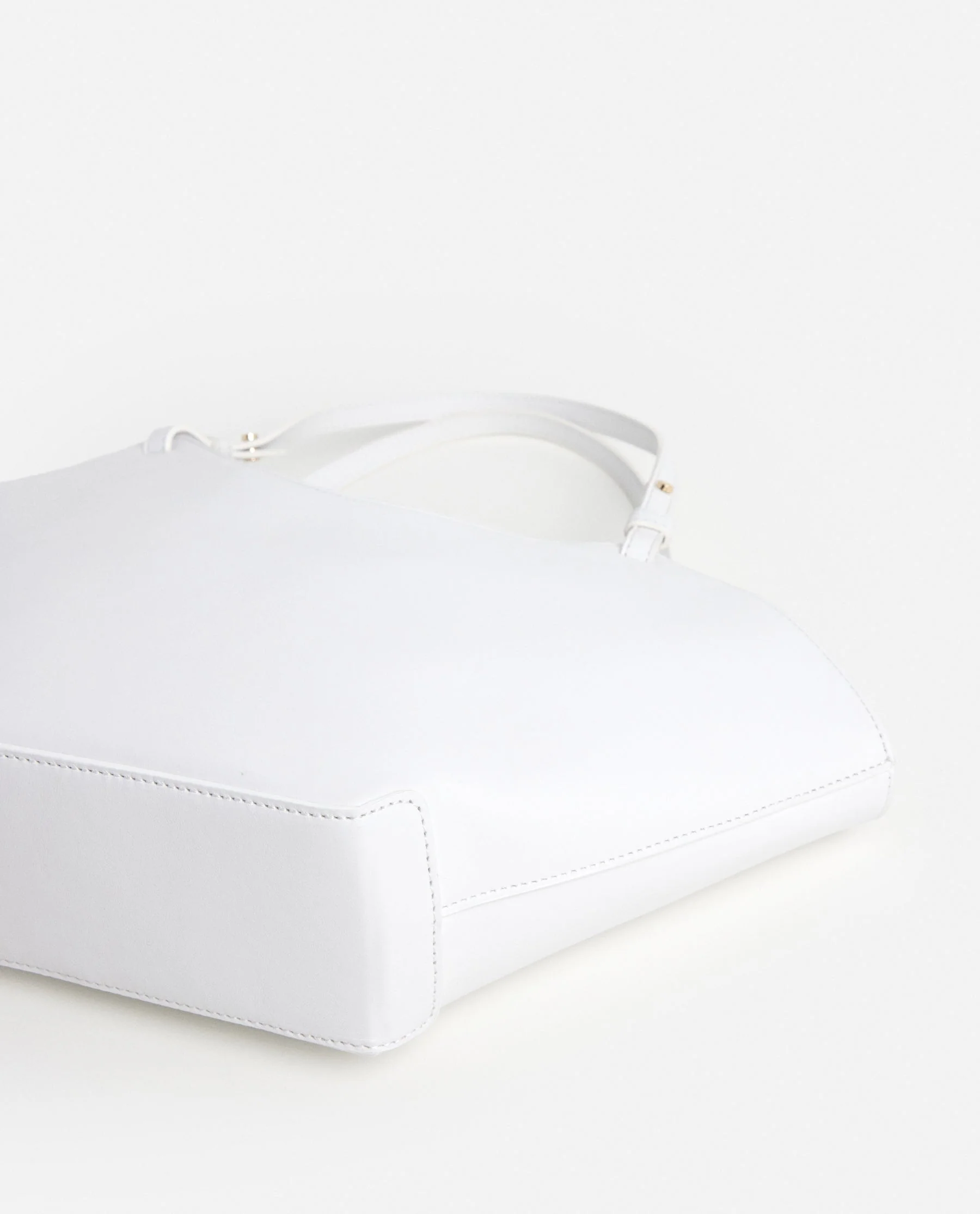 Dilba Mini Tote Bag Leather White - Image 6