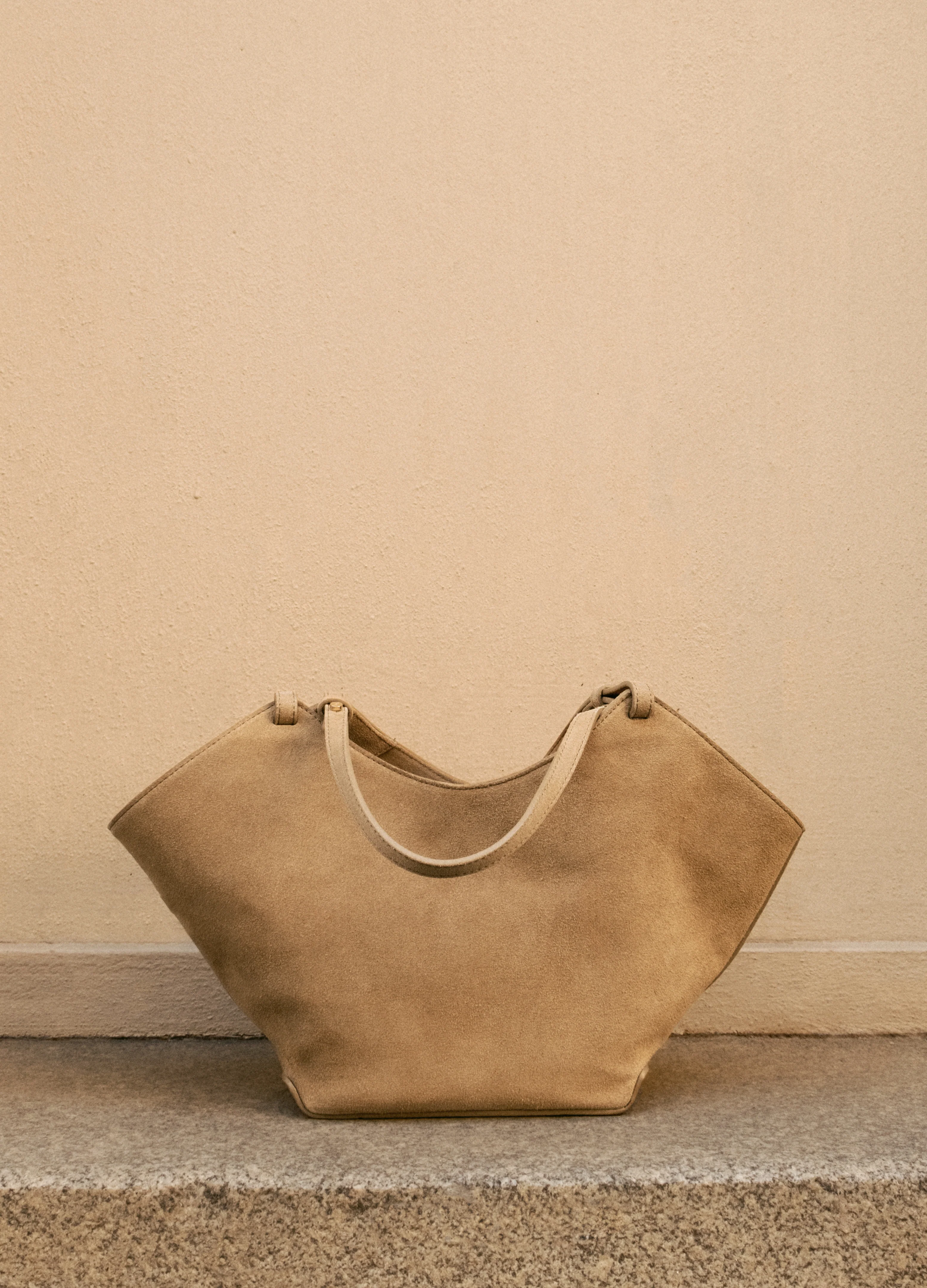 Dilba Mini Tote Bag Suede Sand - Image 12