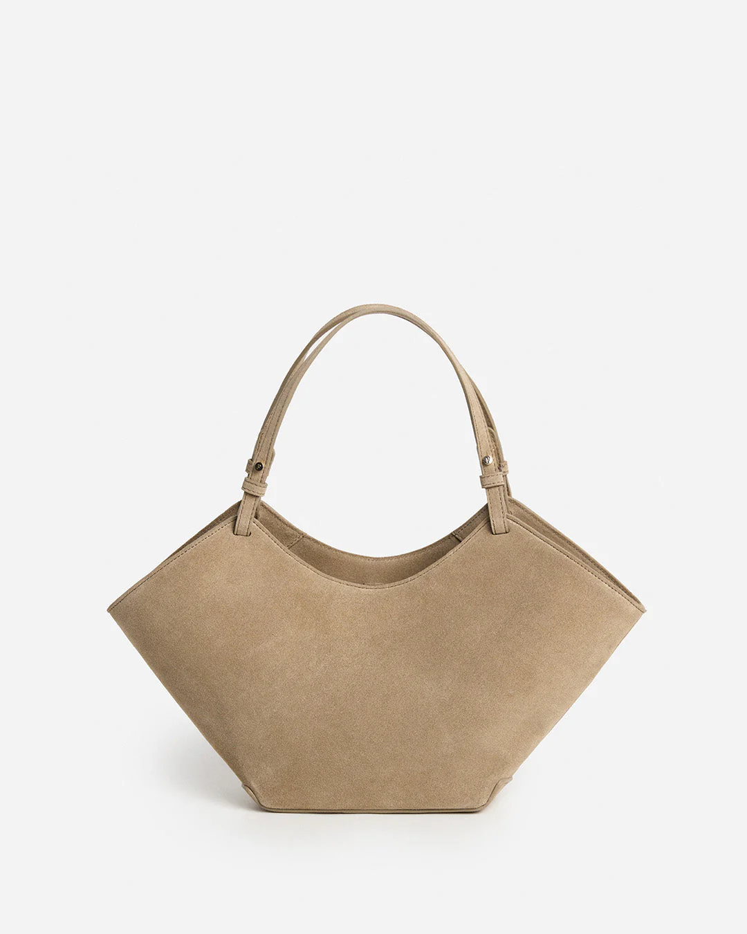 Dilba Mini Tote Bag Suede Sand - Image 2