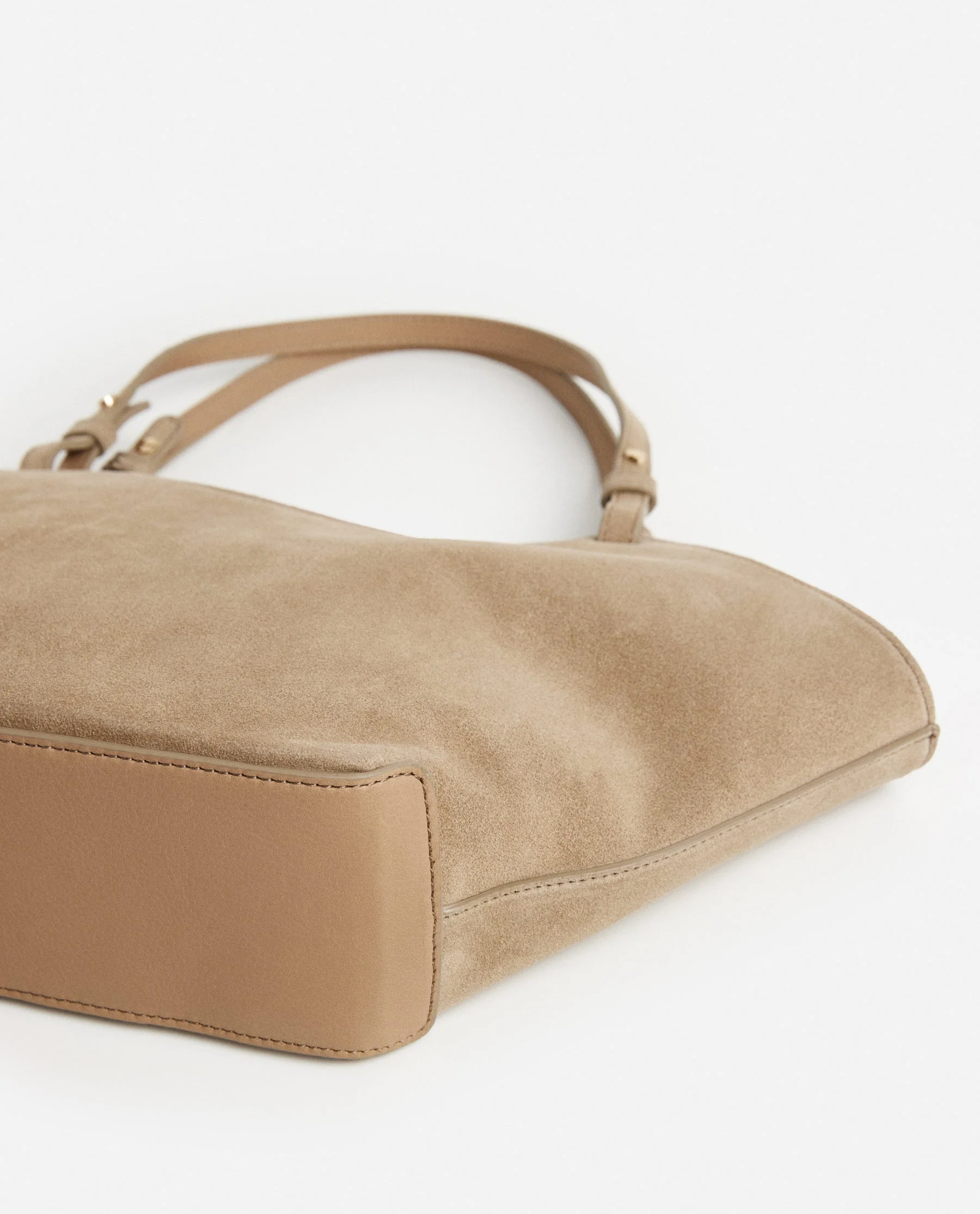 Dilba Mini Tote Bag Suede Sand - Image 7
