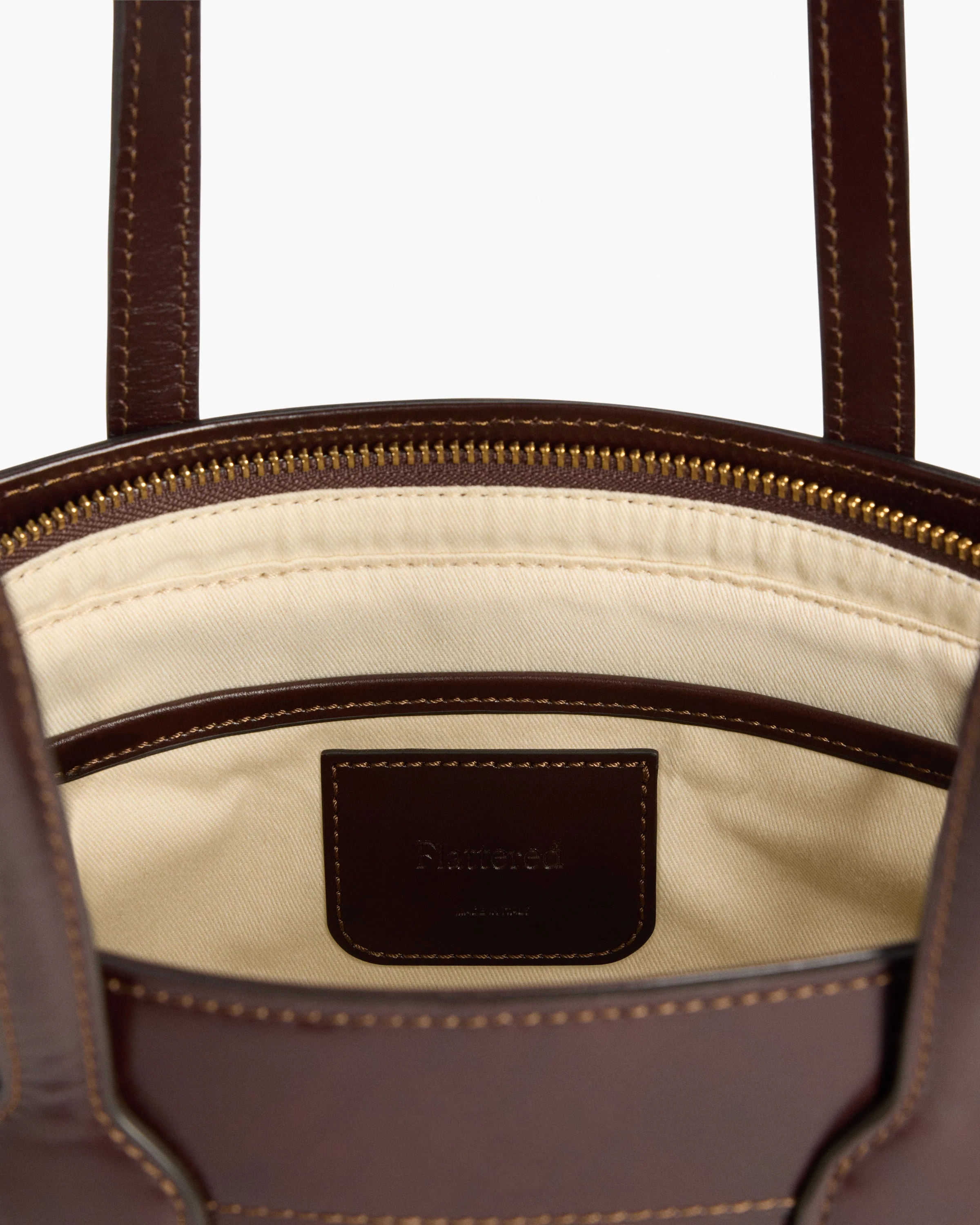 Greta Shoulder bag Suede Chocolate - Image 4