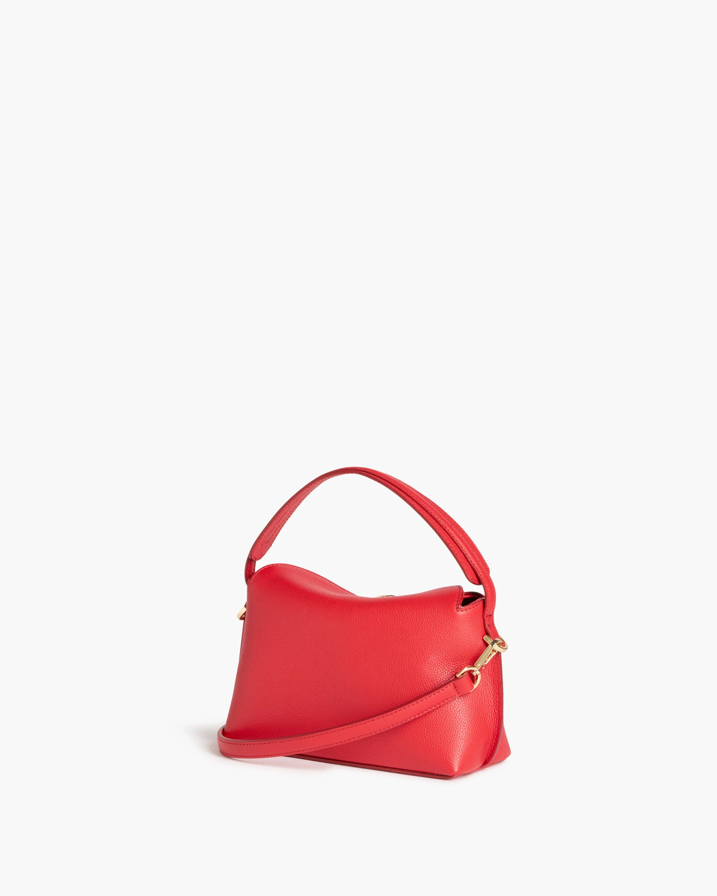 Hanna Mini Bag Grained Leather Cherry - Image 2
