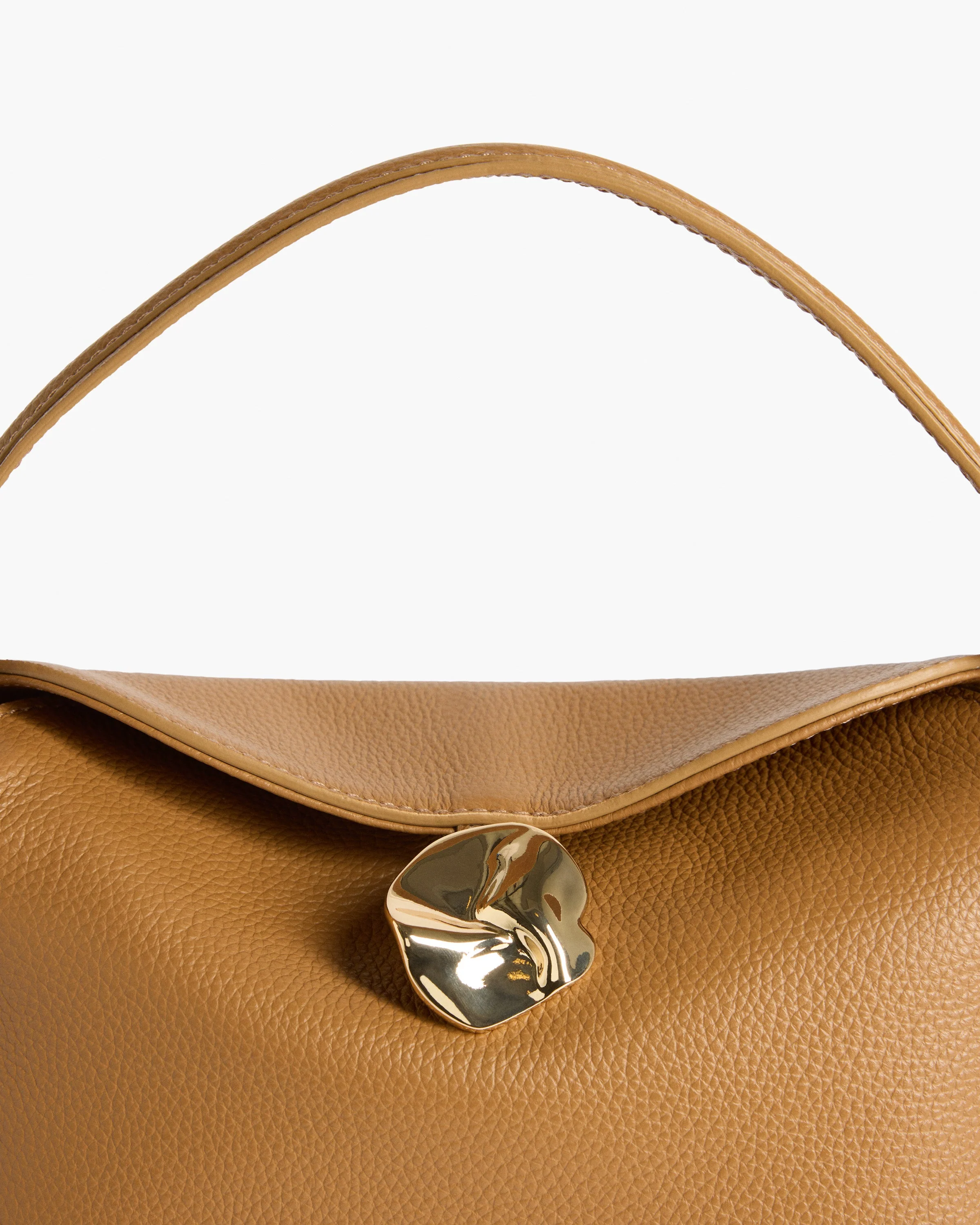 Hanna Mini Bag Grained Leather Cognac - Image 4