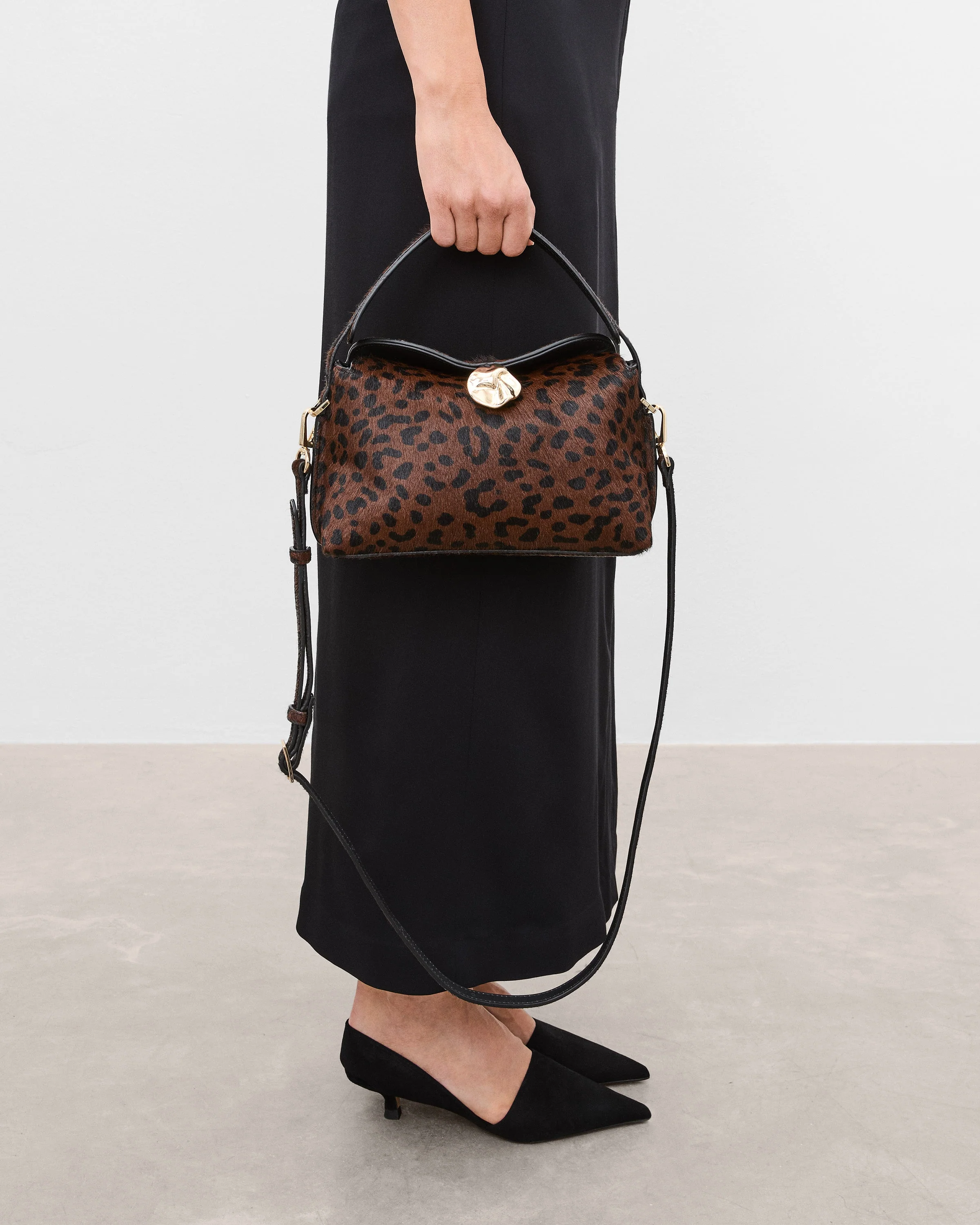 Hanna Mini Bag Leather Hair Leo - Image 3