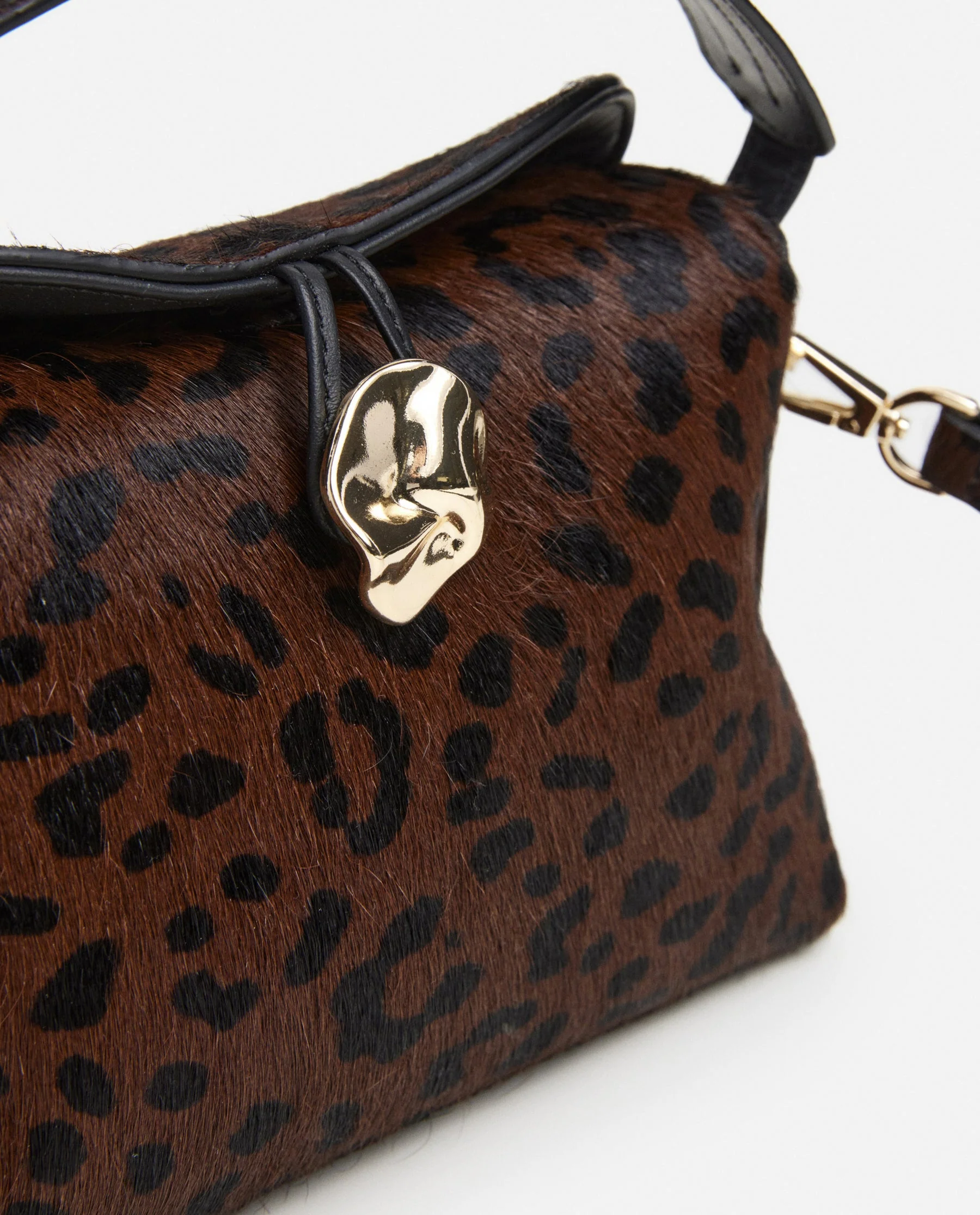 Hanna Mini Bag Leather Hair Leo - Image 4