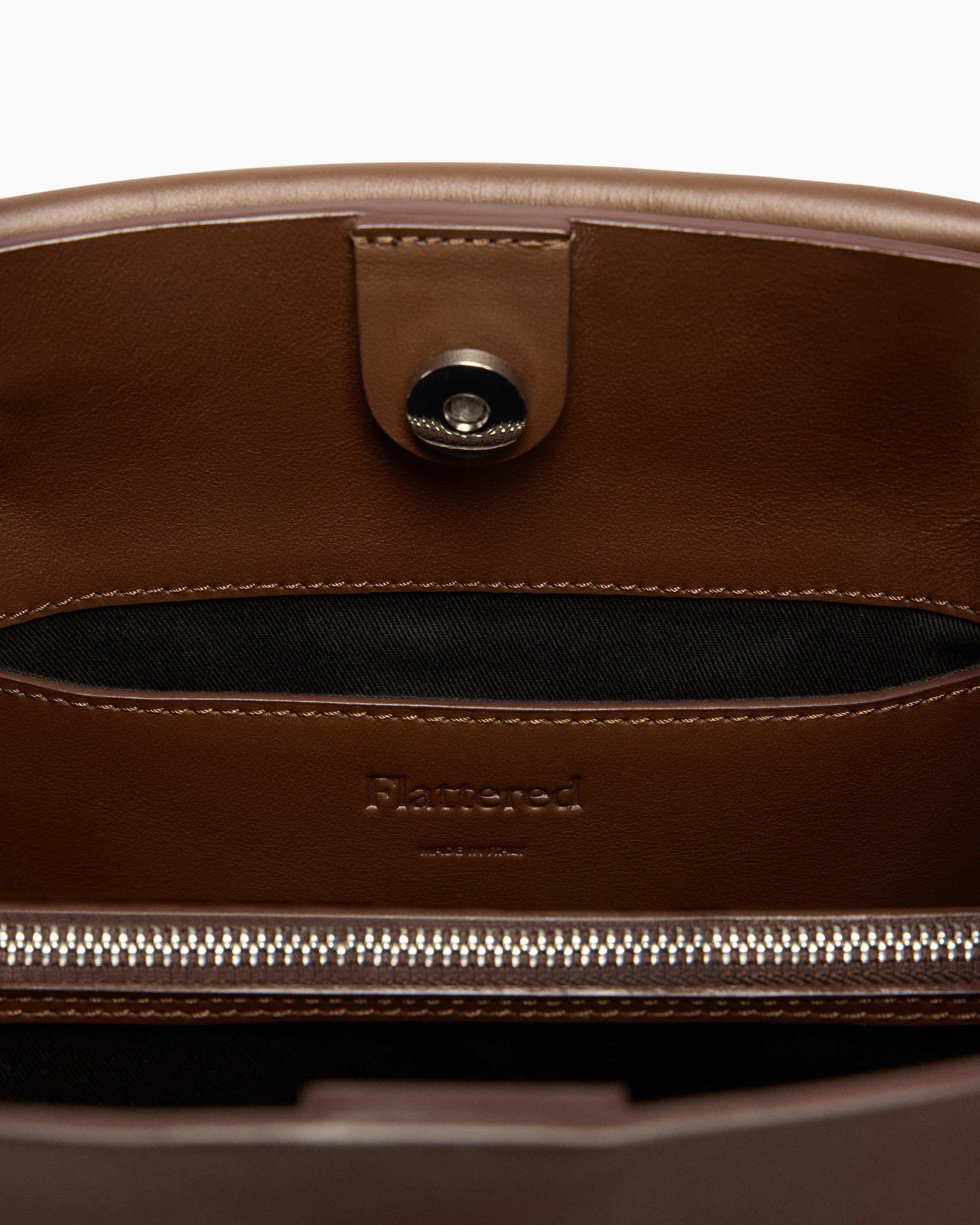 Hedda Grande Handbag Leather Chocolate - Image 4