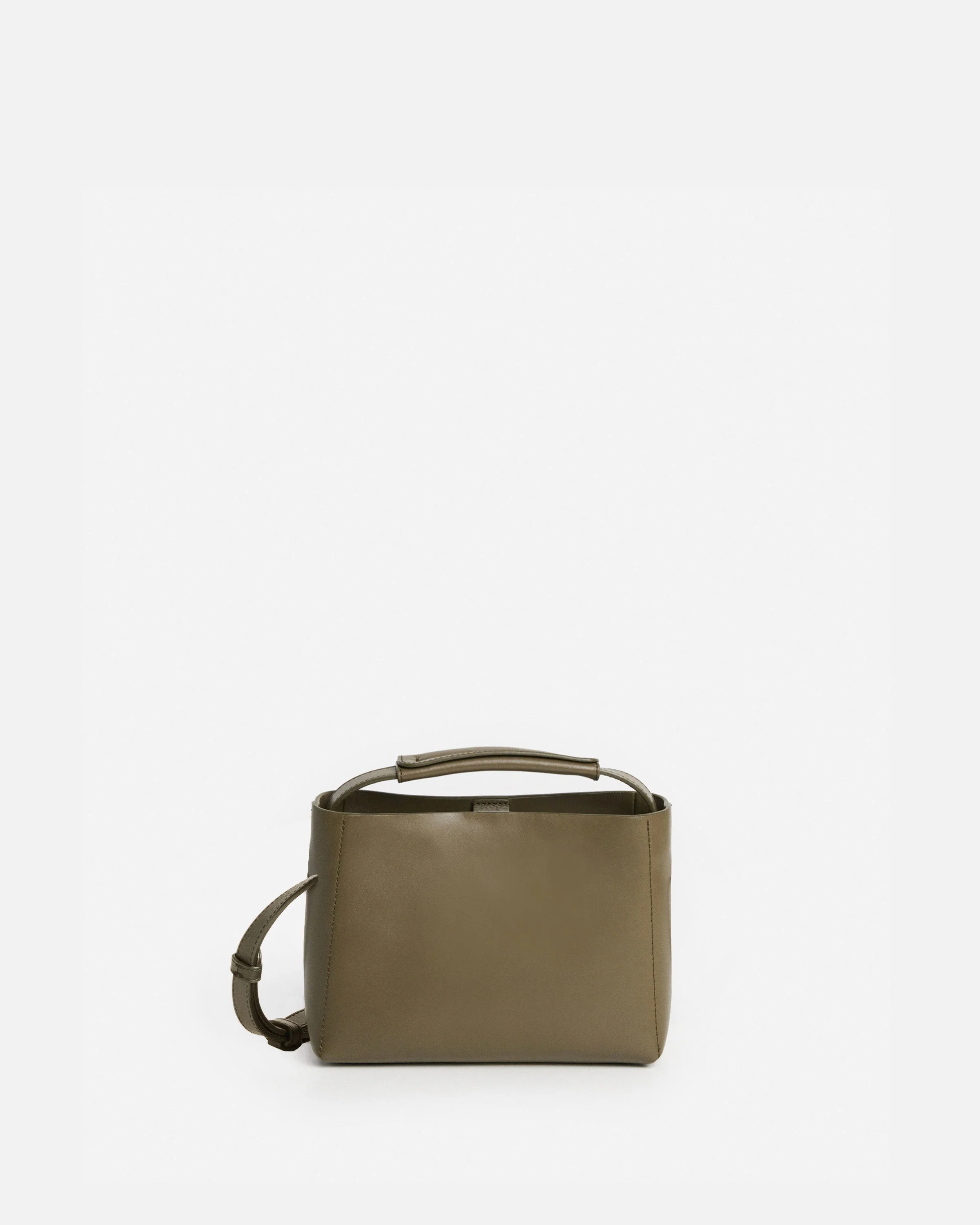 Hedda Mini Handbag Leather Olive - Image 2