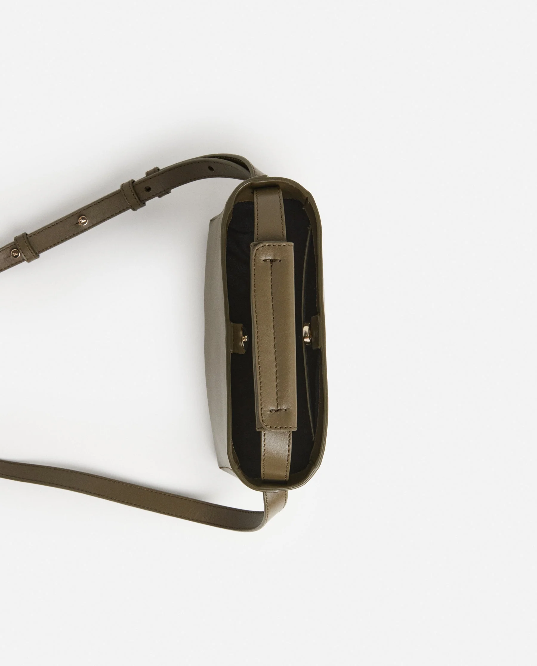 Hedda Mini Handbag Leather Olive - Image 5