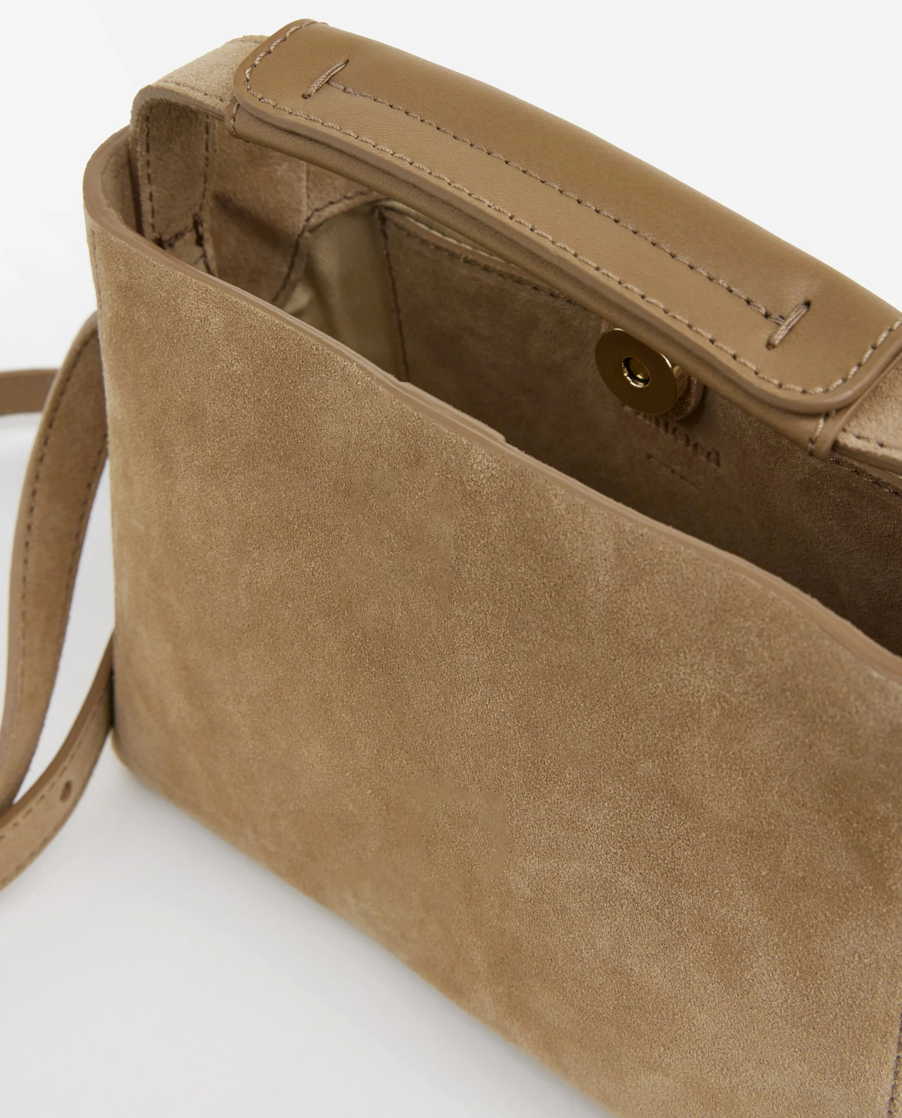 Hedda Mini Handbag Suede Sand - Image 3