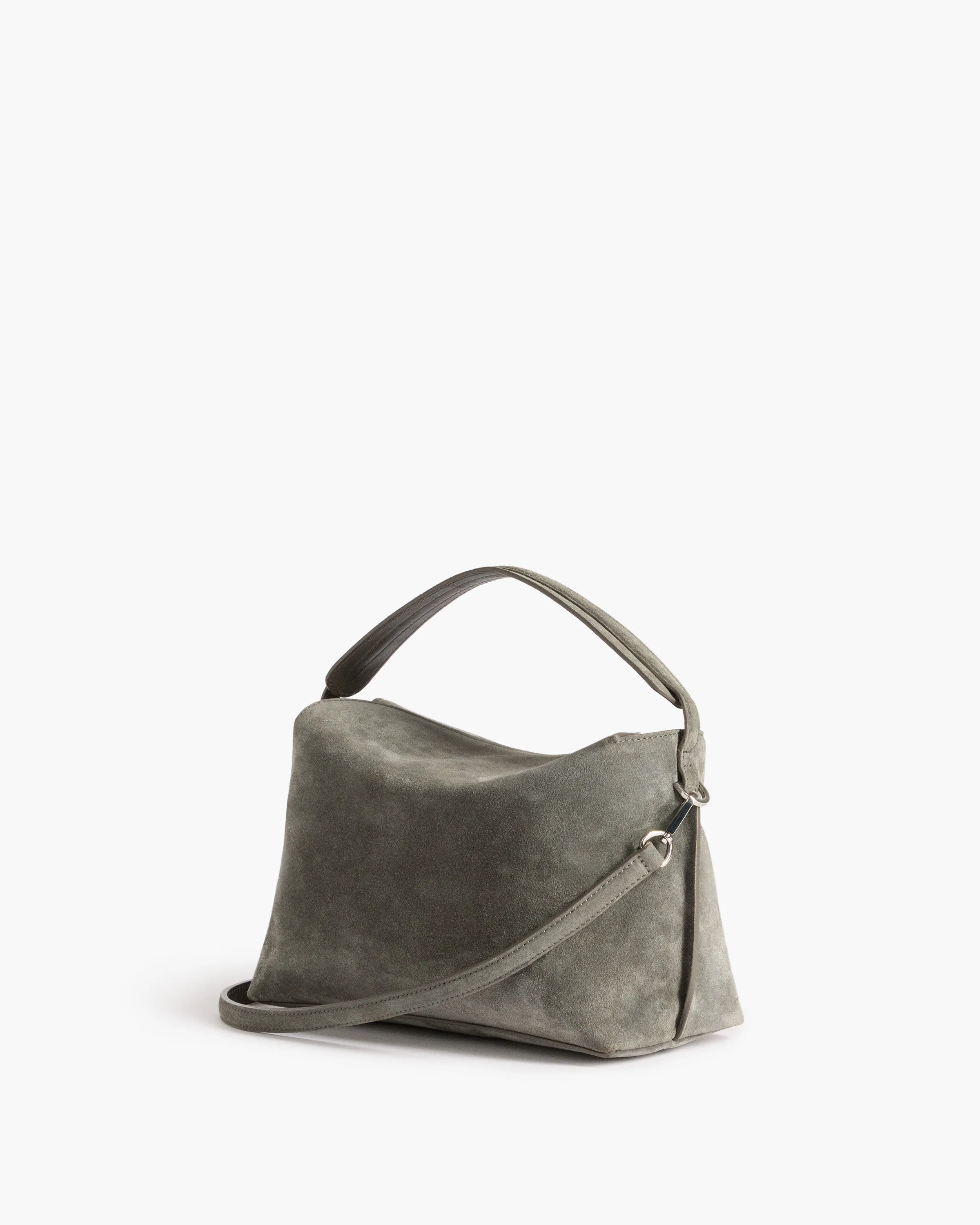 Hera Handbag Suede Grey - Image 3