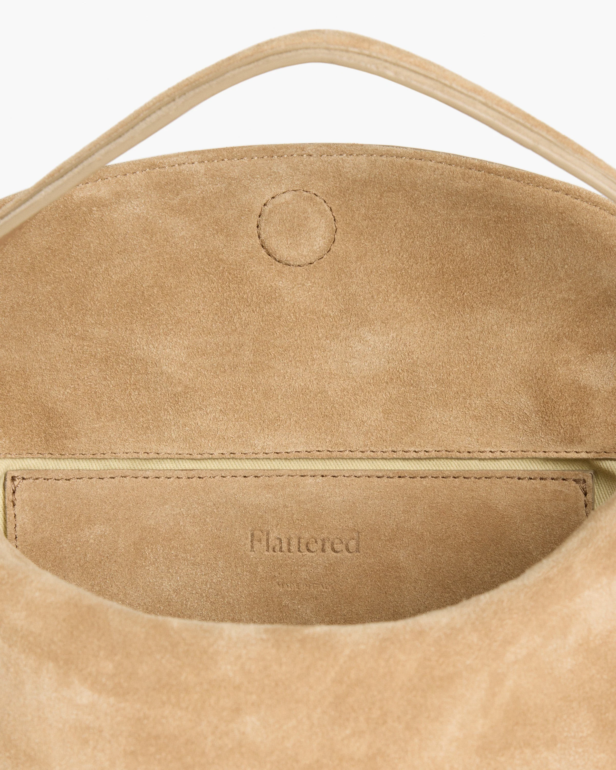 Hera Handbag Suede Sand - Image 5