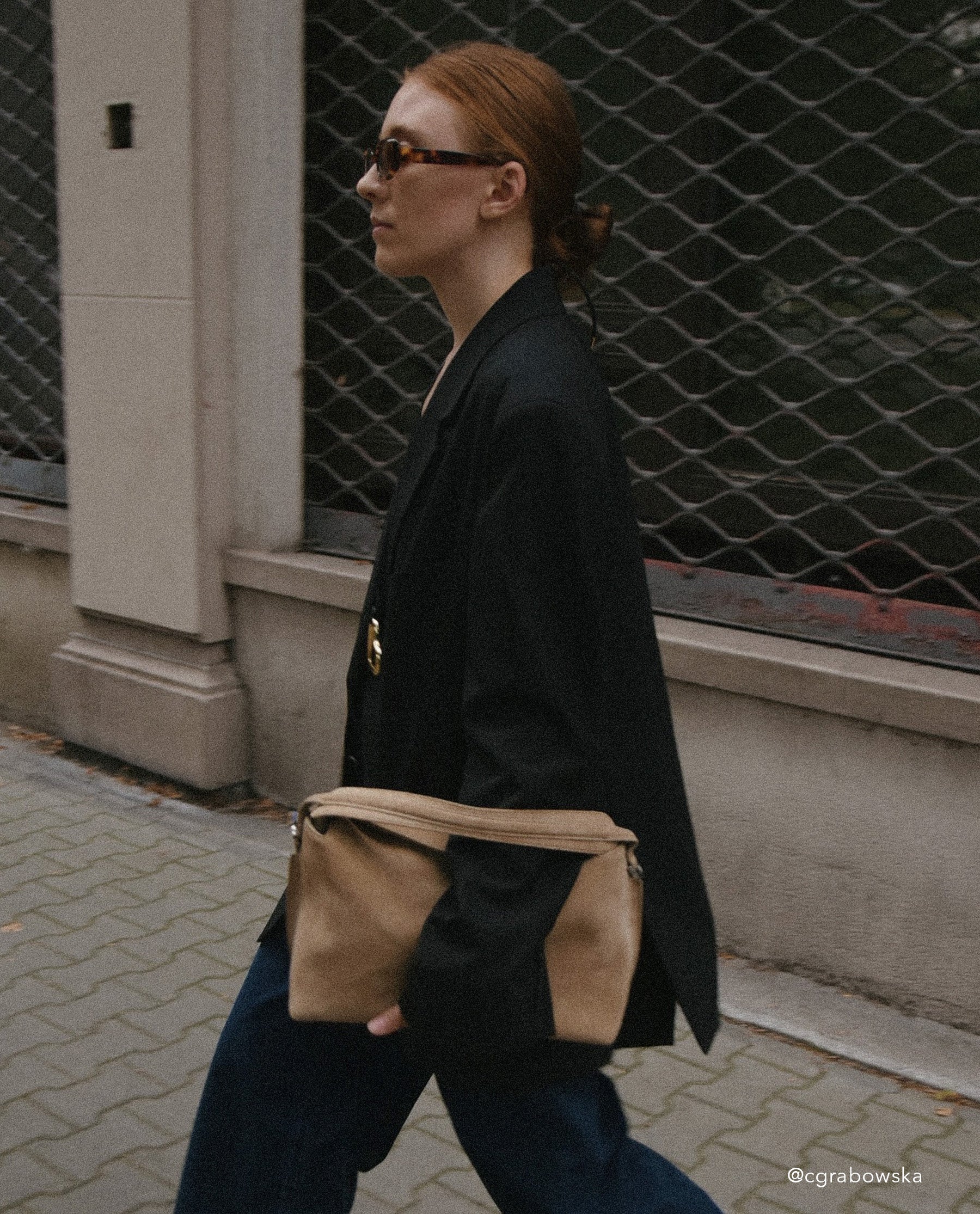 Hera Handbag Suede Sand - Image 7