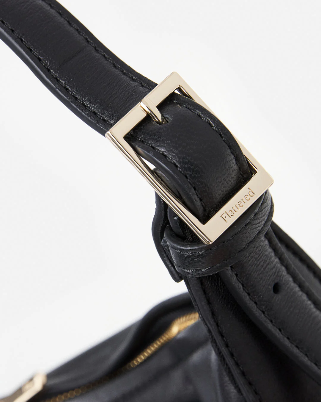 Irma Shoulder Bag Leather Black - Image 5