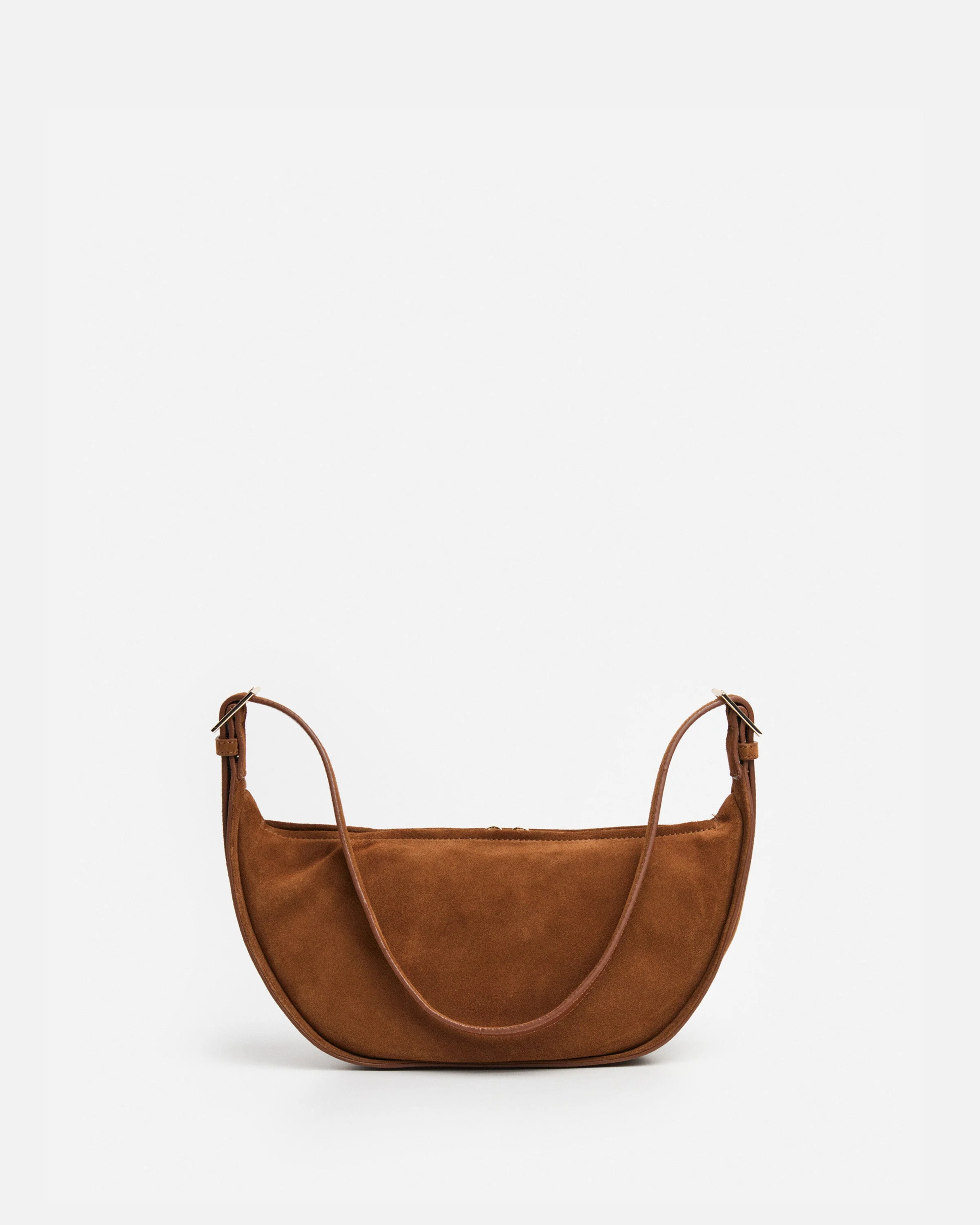 Irma Shoulder Bag Suede Bourbon - Image 2