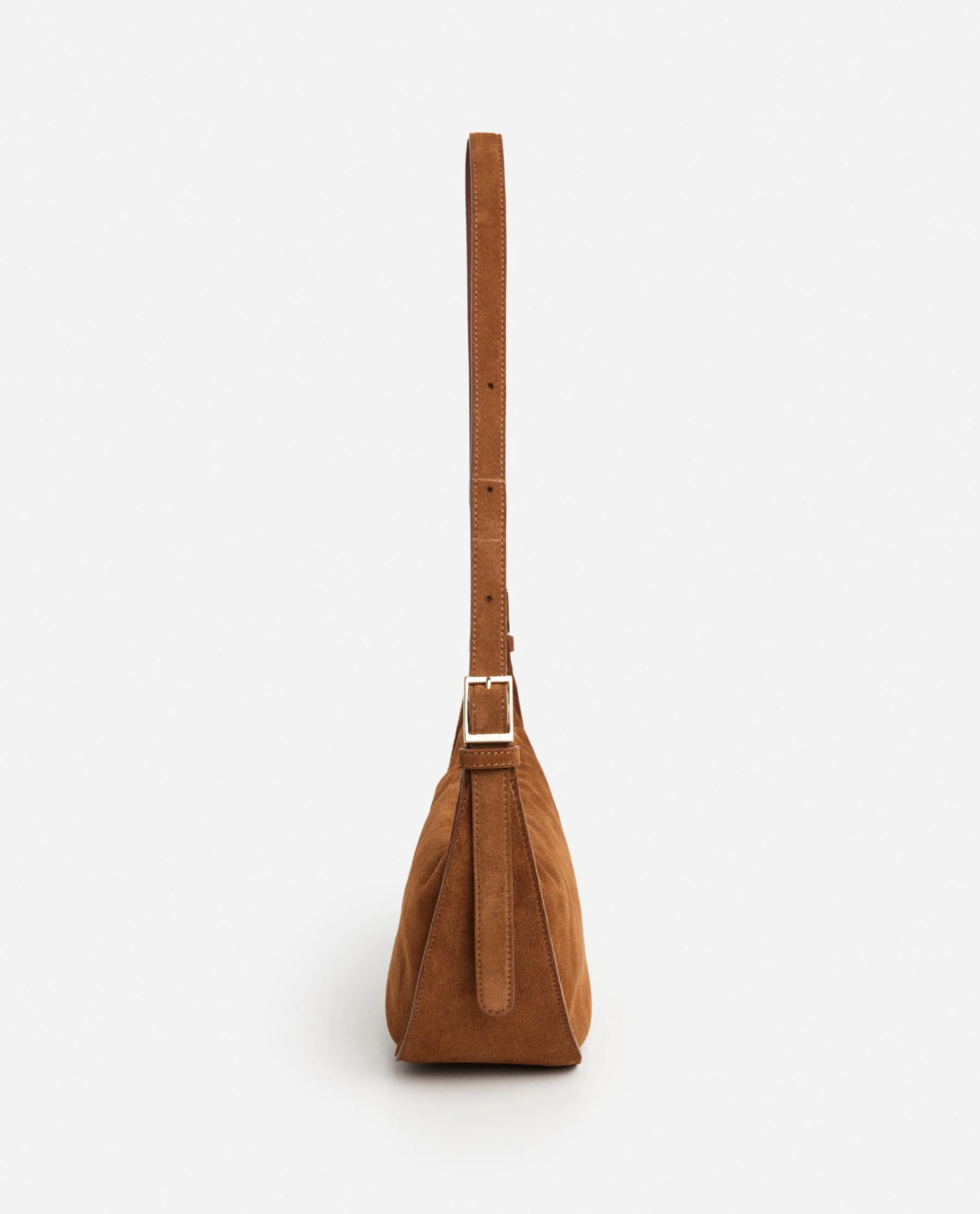 Irma Shoulder Bag Suede Bourbon - Image 4