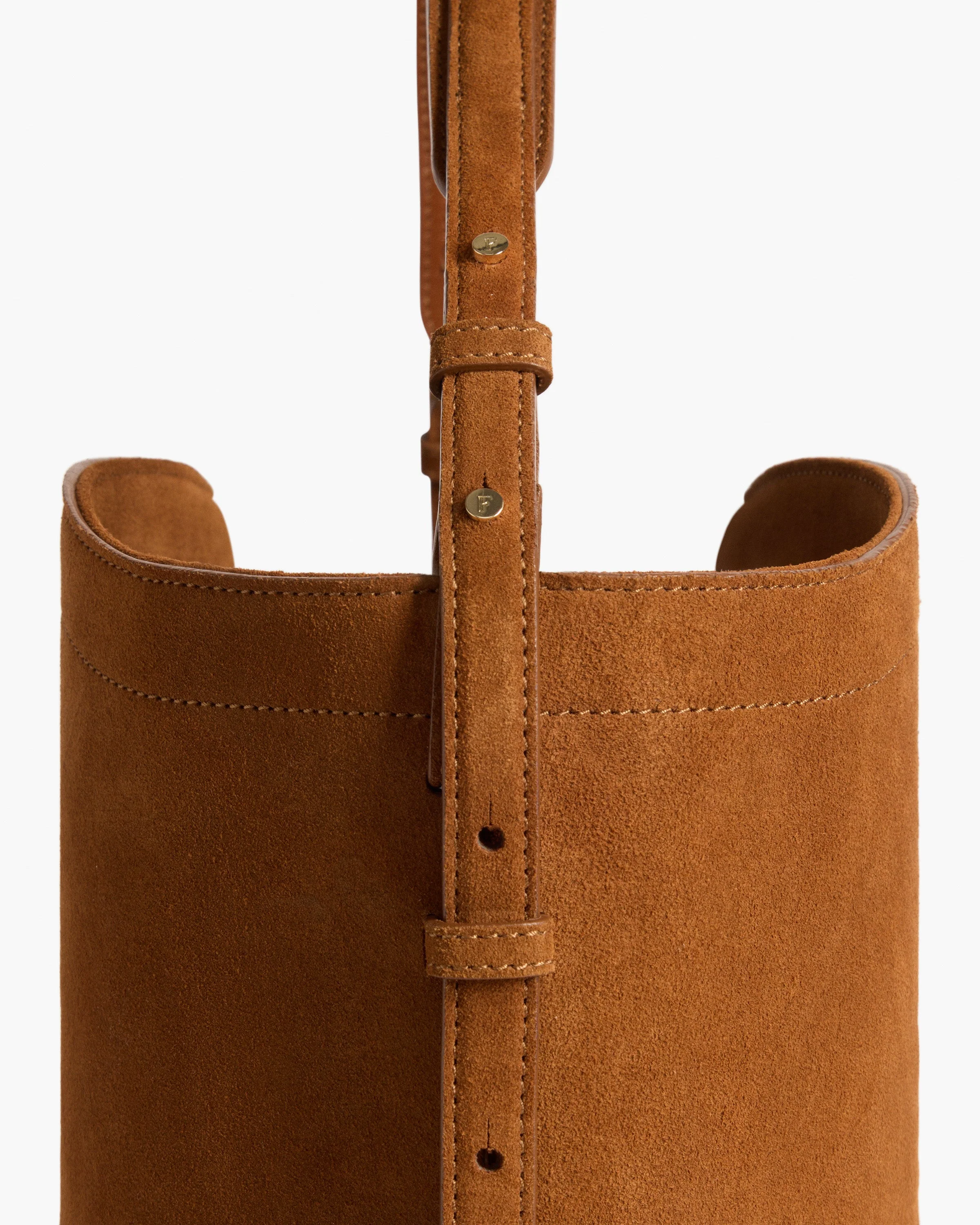 Joyce Handbag Suede Bourbon - Image 5