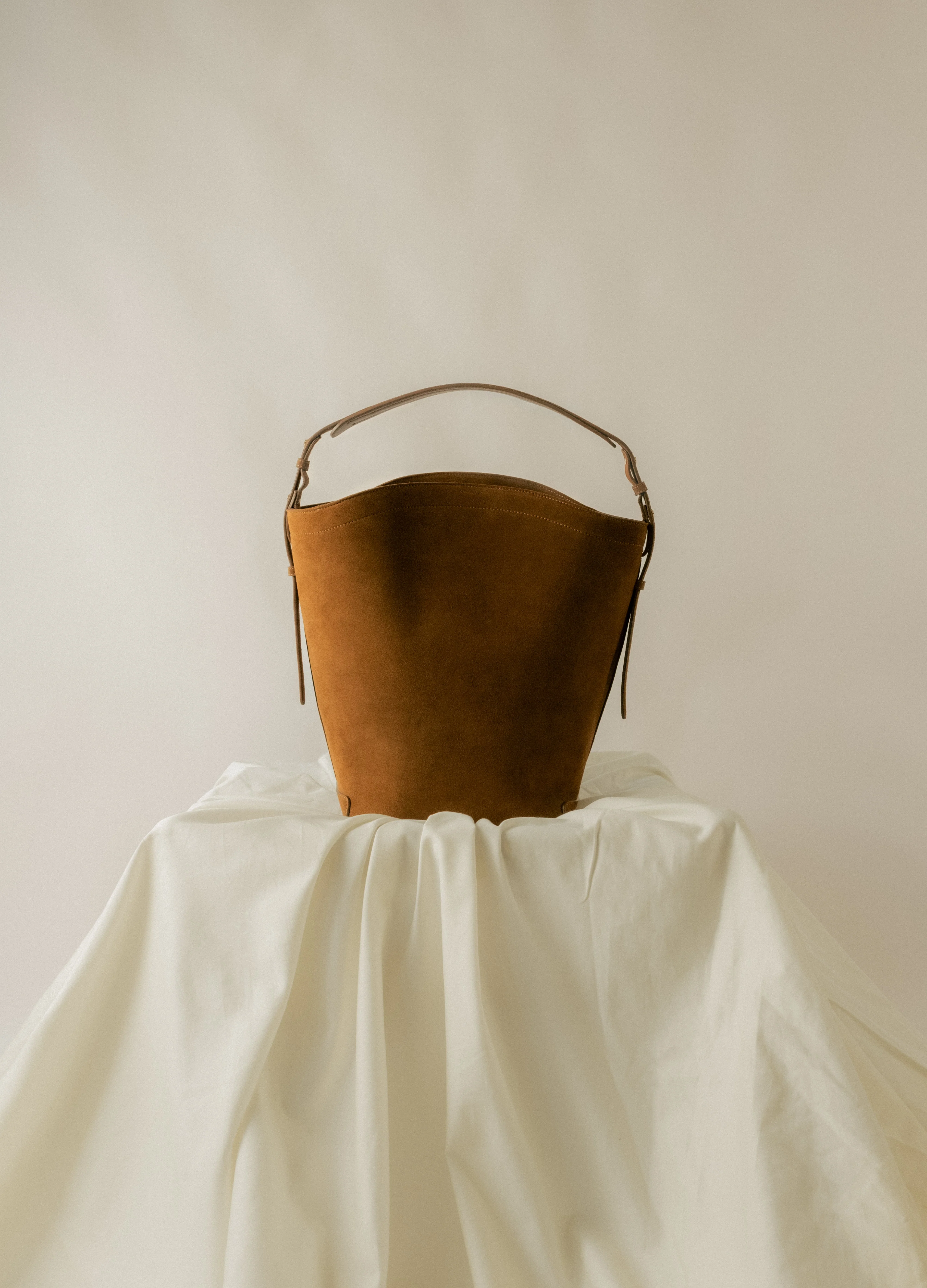 Joyce Handbag Suede Bourbon - Image 7