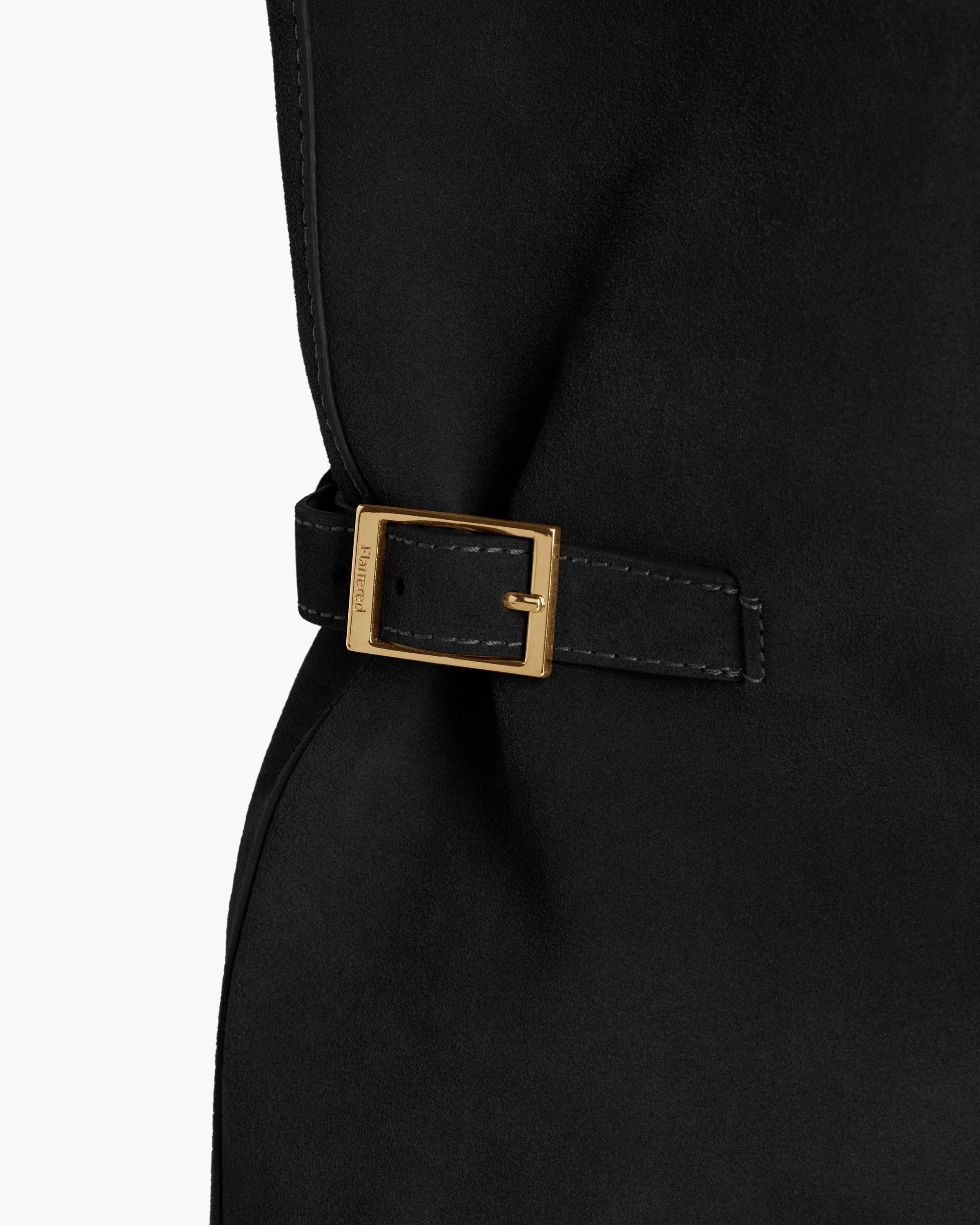 Lesley Tote Bag Suede Black - Image 5