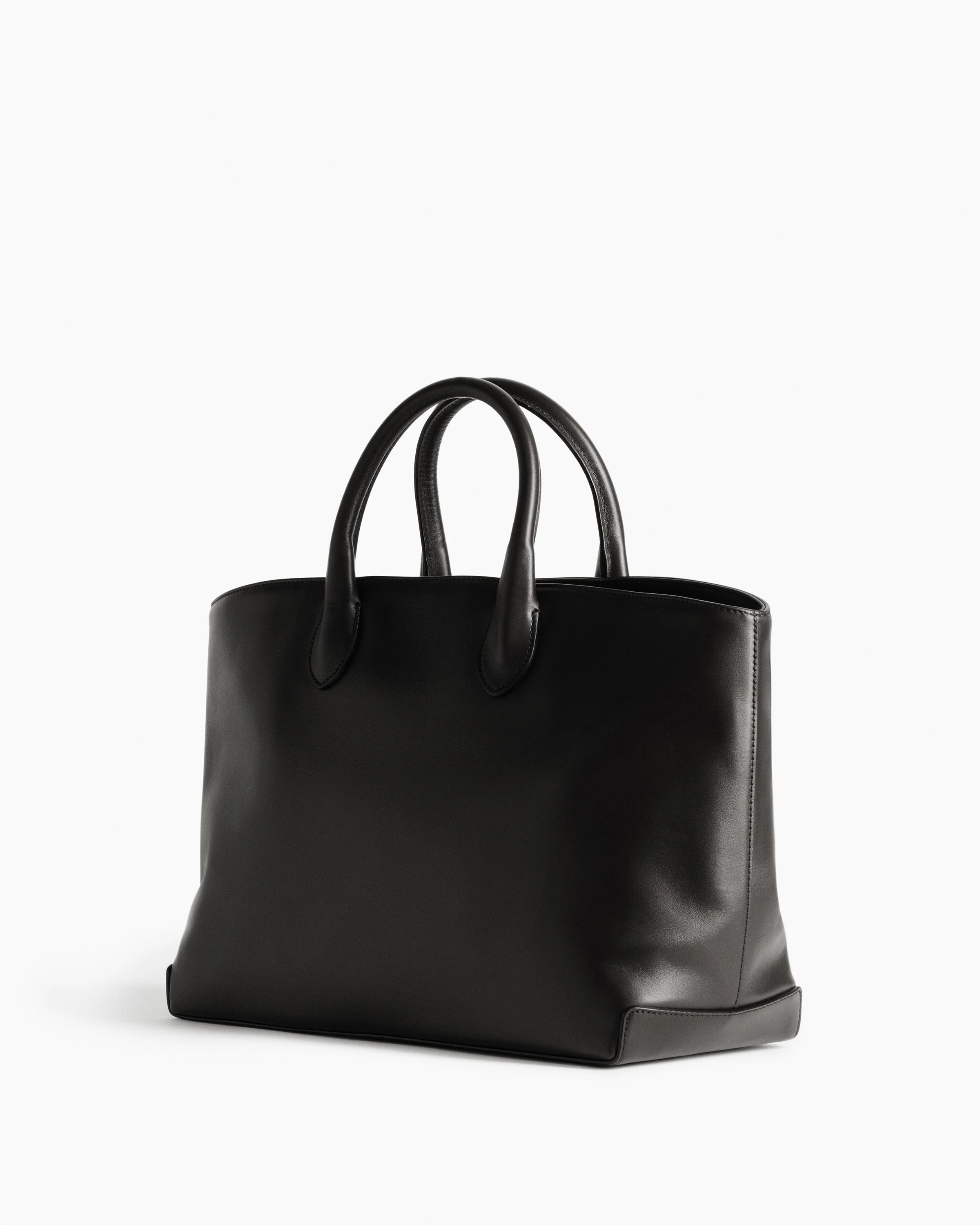 Lola Tote Leather Black - Image 3