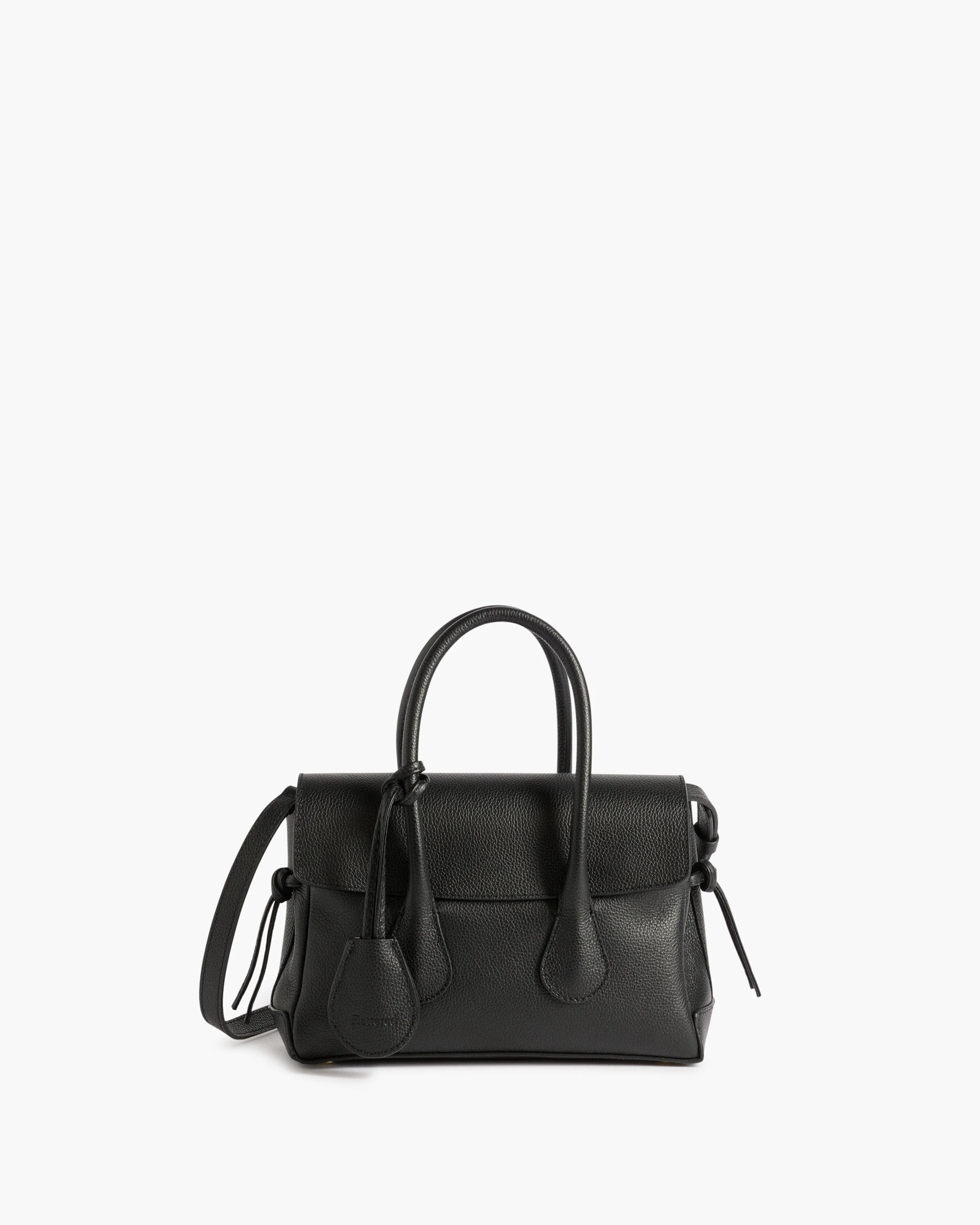 Lydia Mini Bag Grained Leather Black - Image 2