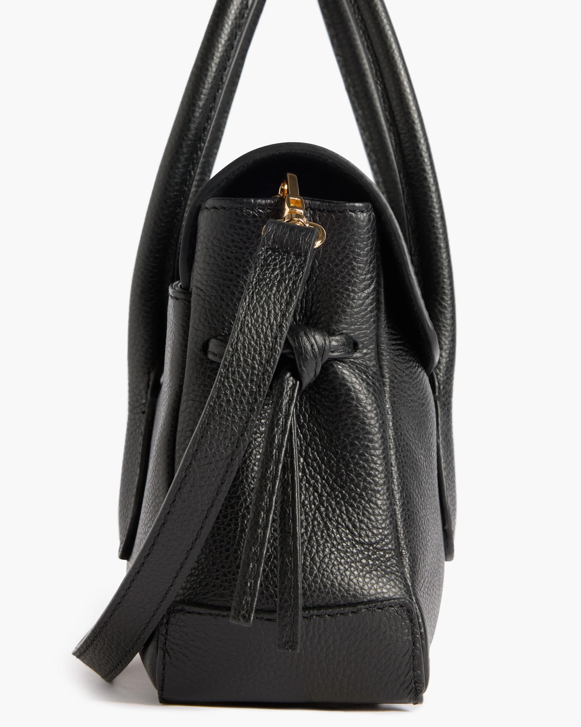 Lydia Mini Bag Grained Leather Black - Image 6