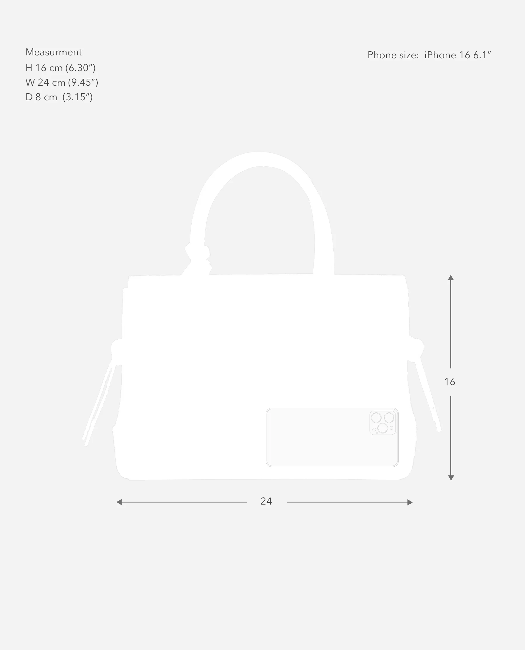 Lydia Mini Bag Grained Leather Black - Image 8