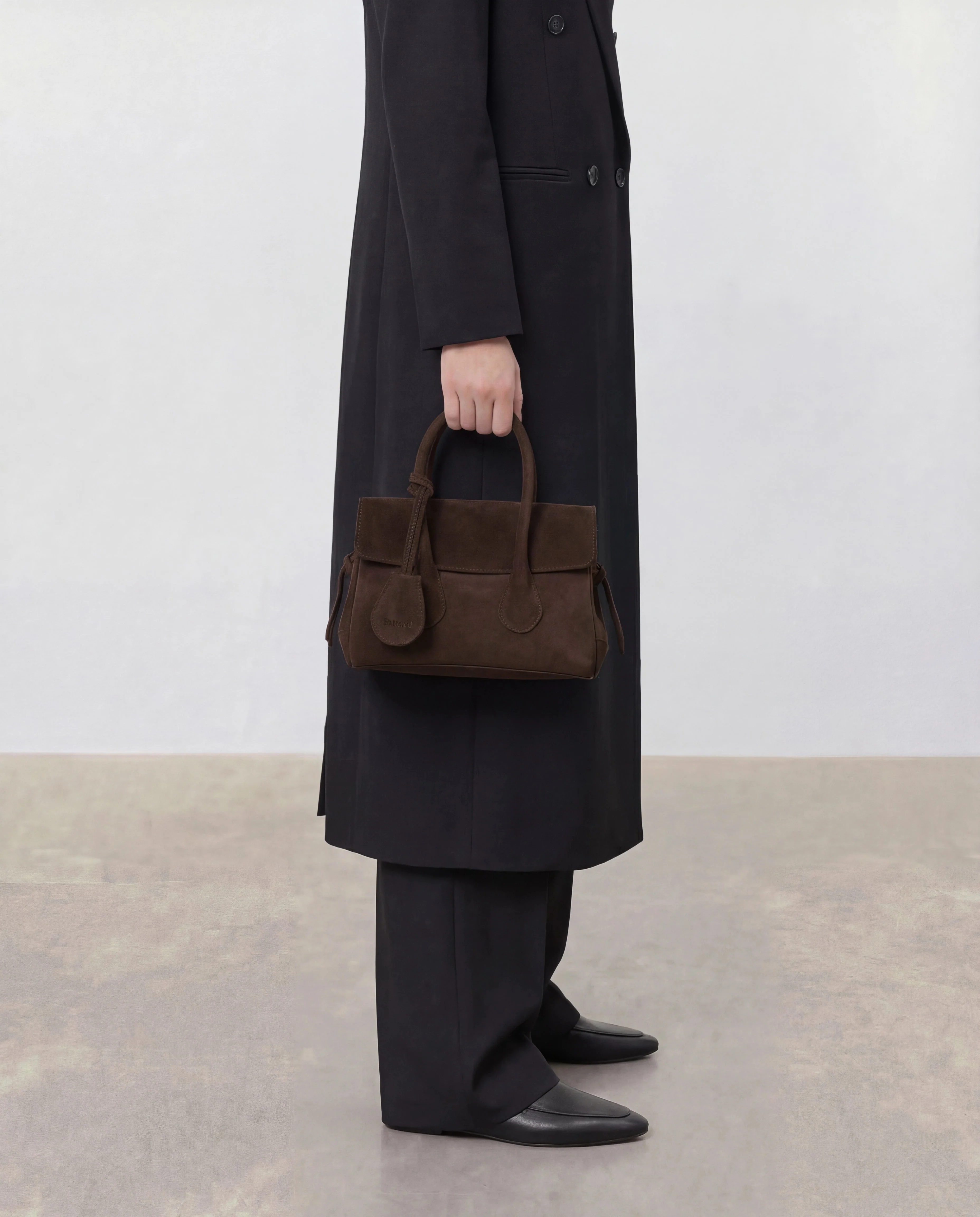 Lydia Mini Bag Suede Chocolate - Image 2