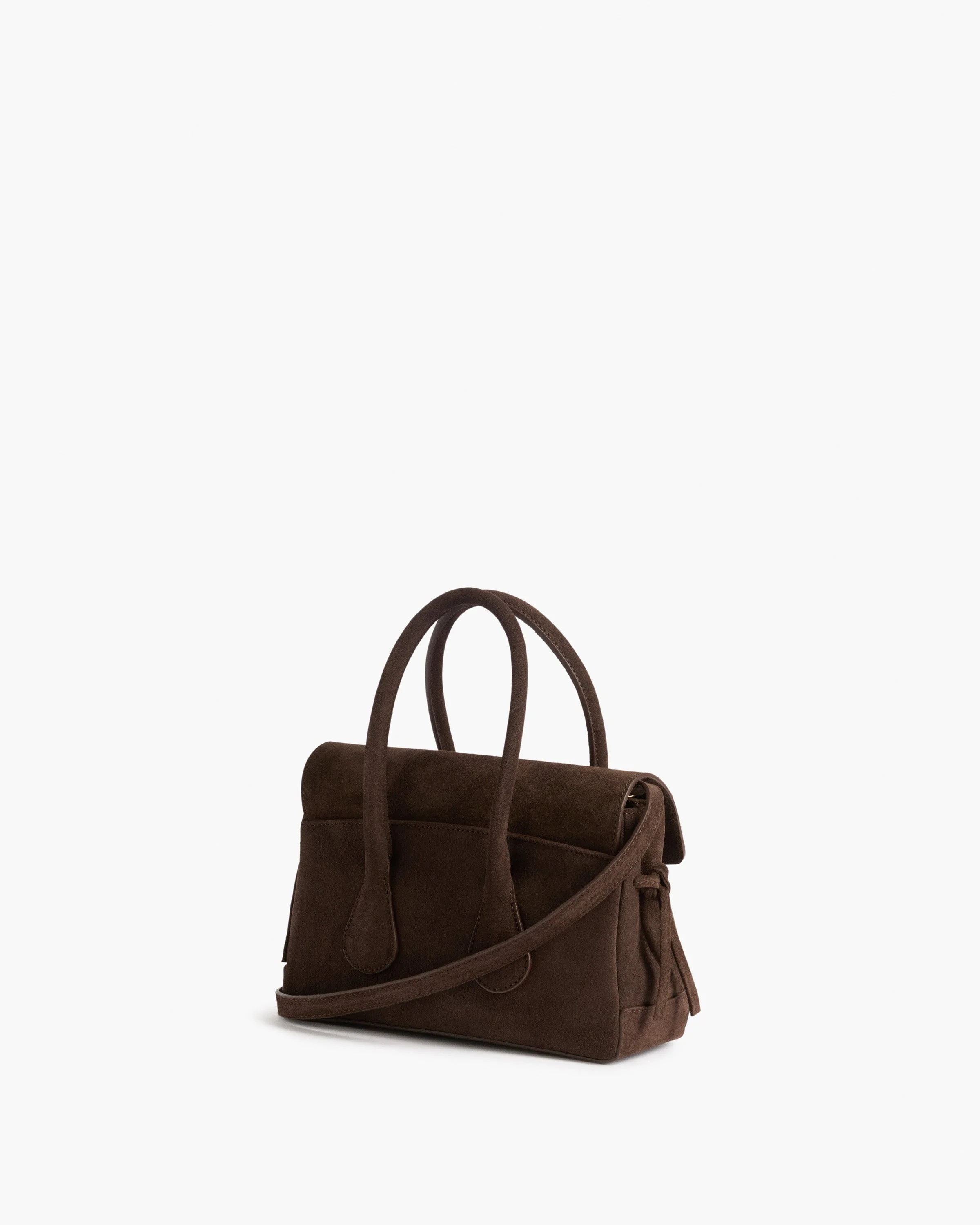 Lydia Mini Bag Suede Chocolate - Image 4
