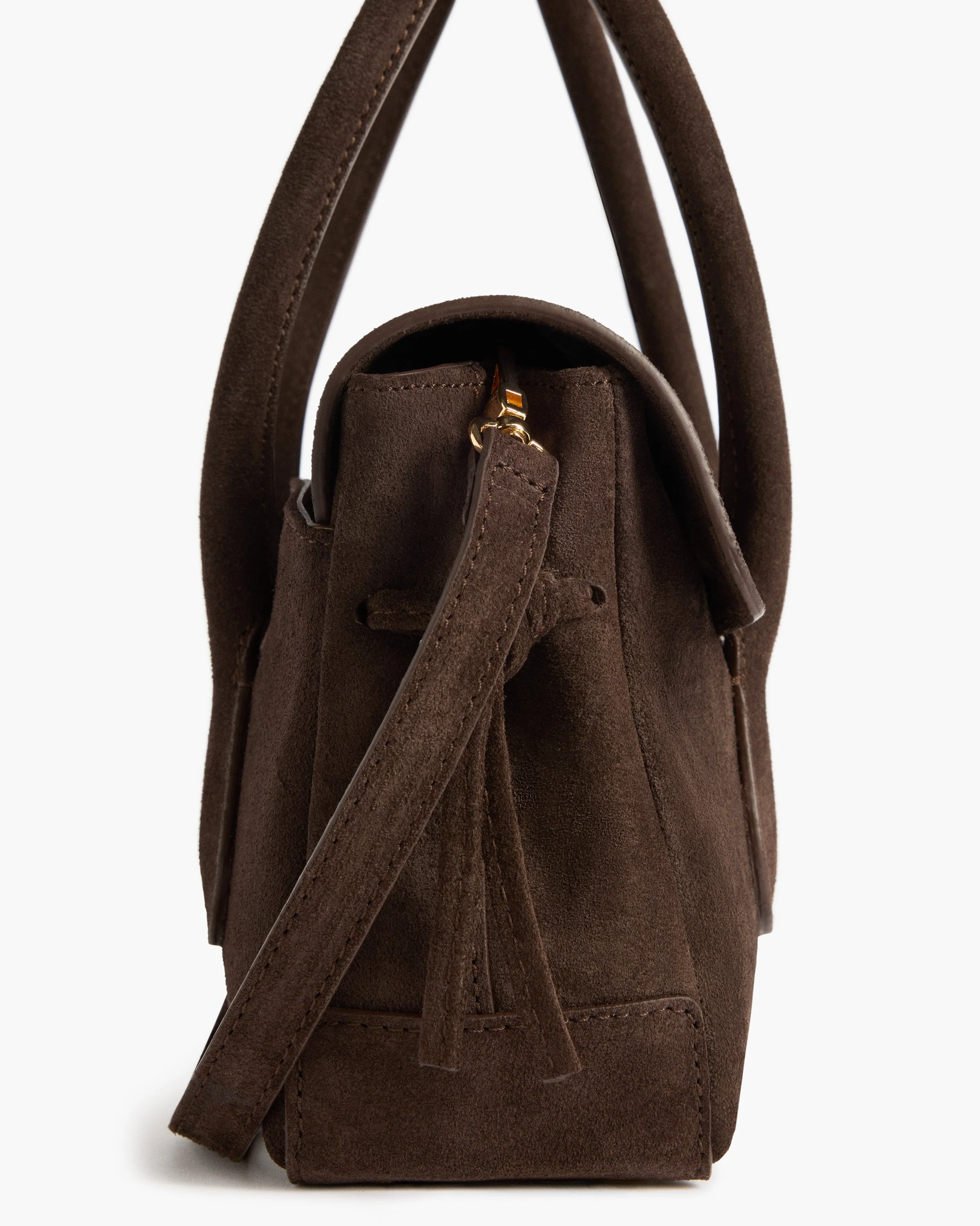 Lydia Mini Bag Suede Chocolate - Image 5