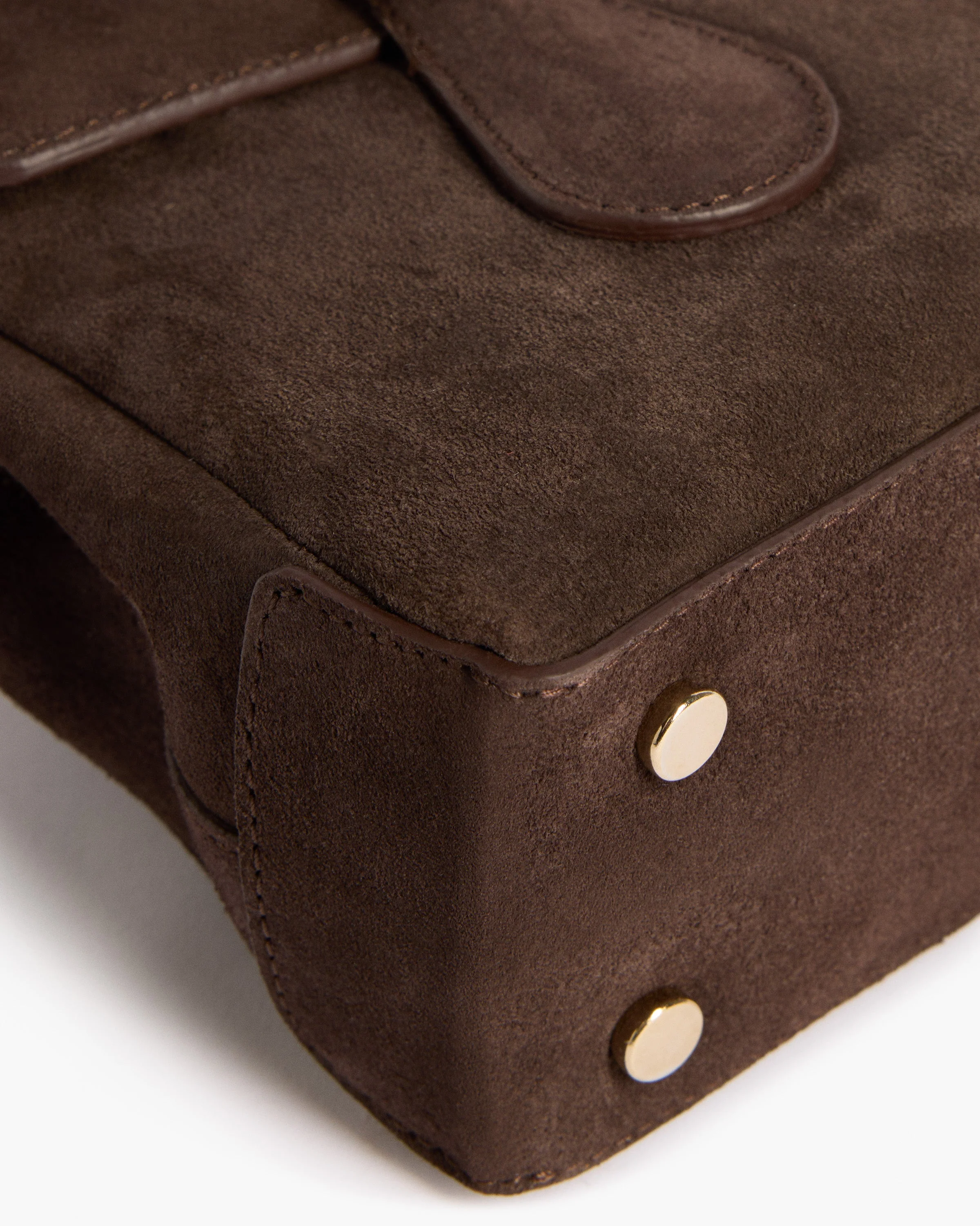 Lydia Mini Bag Suede Chocolate - Image 7