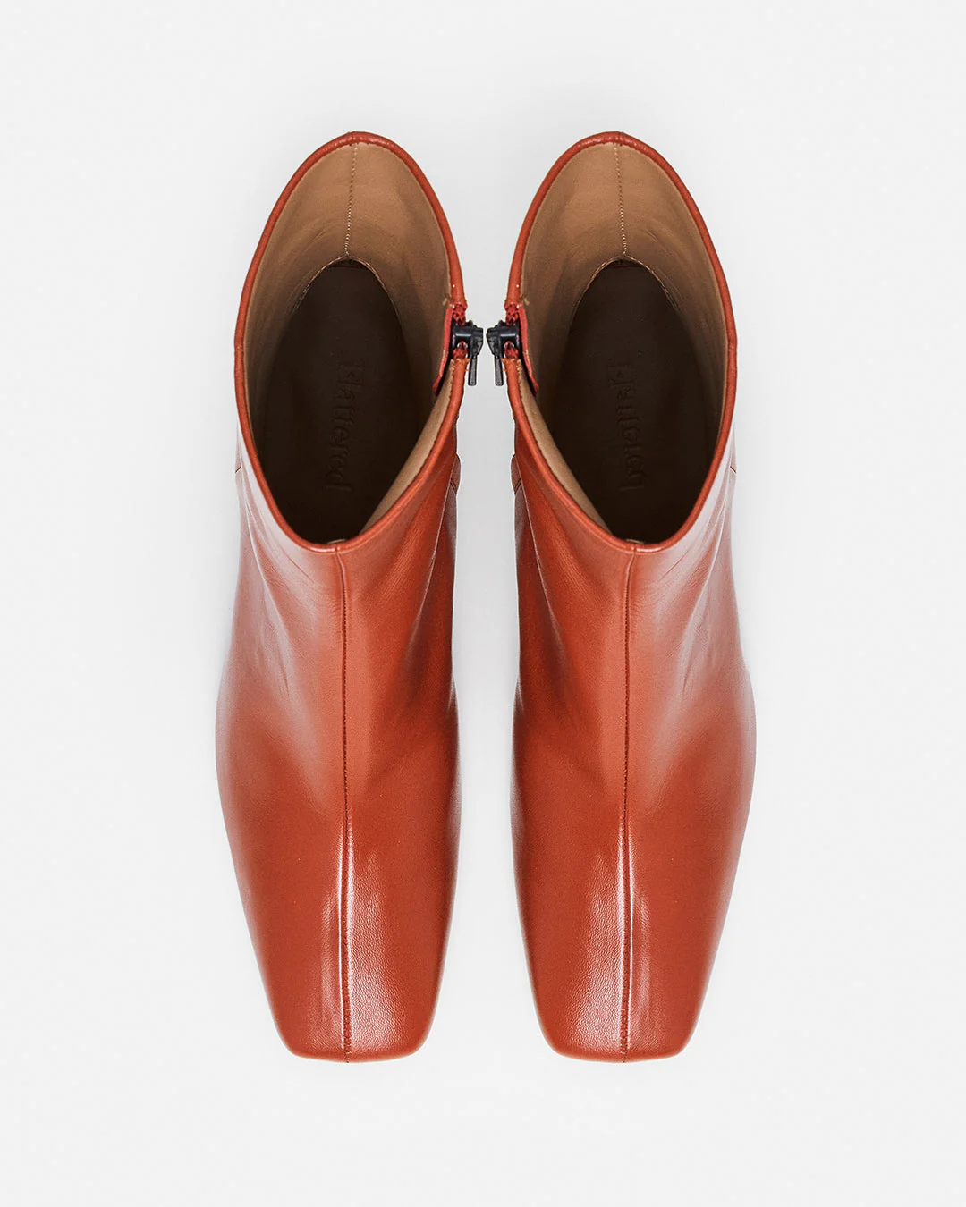 Moa Leather Brick Red - Image 4