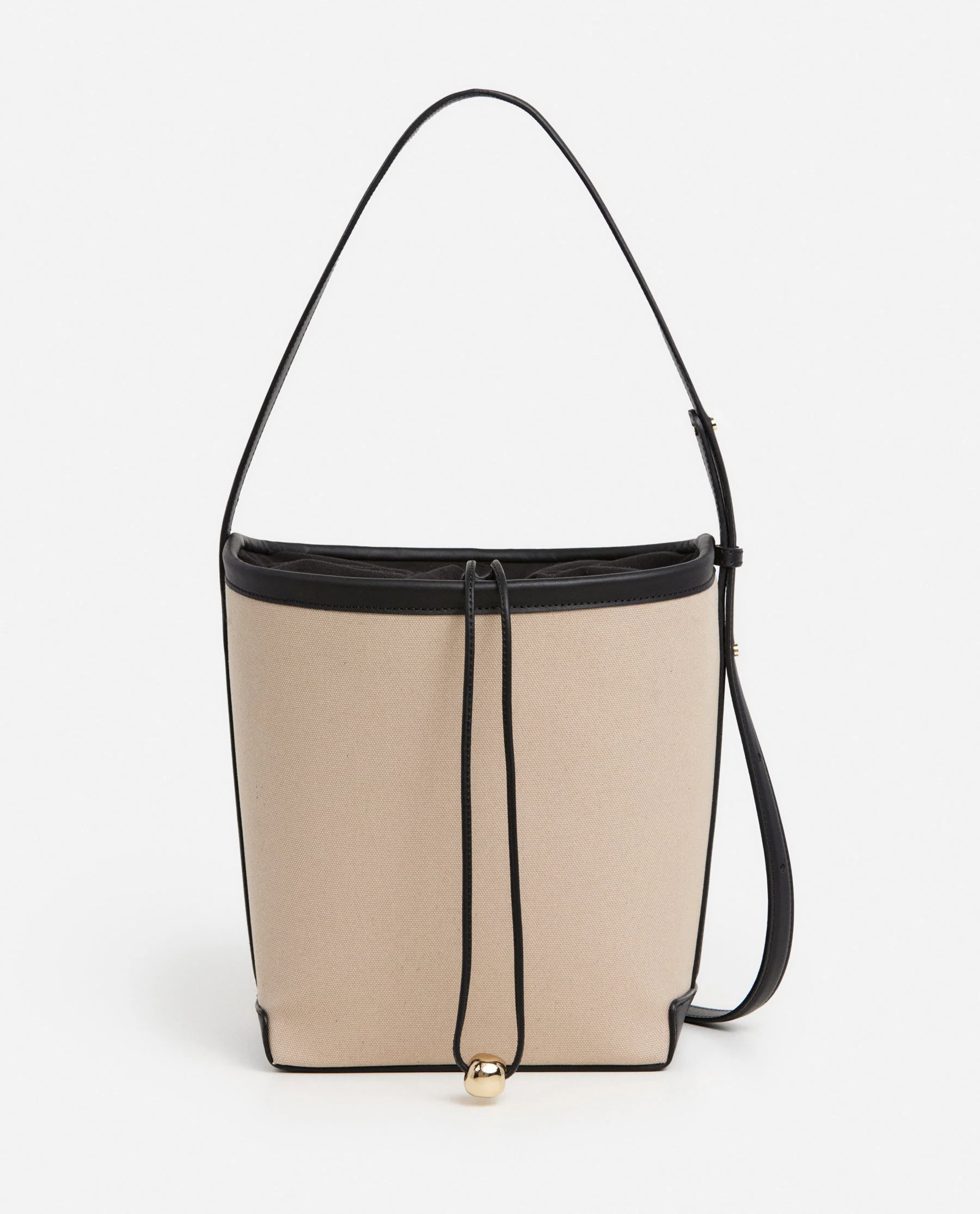 Ophelia Bucket Bag Linnen Natural - Image 12